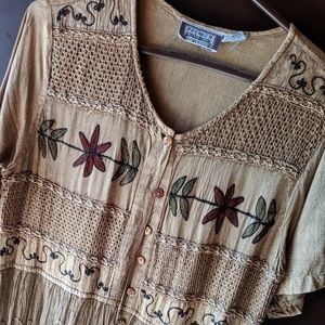 Premier International Vintage Boho Womens Dress.